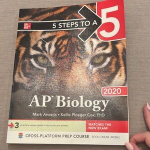 AP Biology Study Guide by McGraw Hill - Red and Black